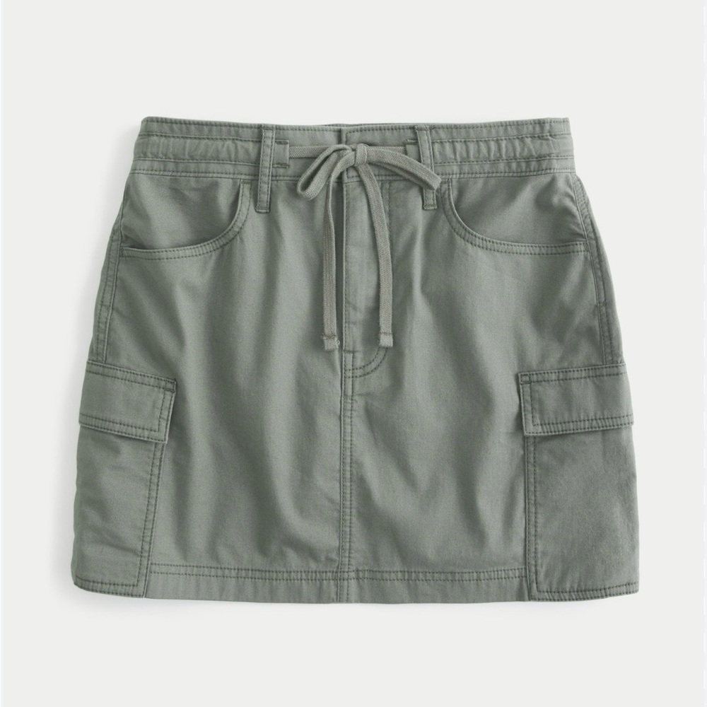 Hollister Olive Mini Skirt